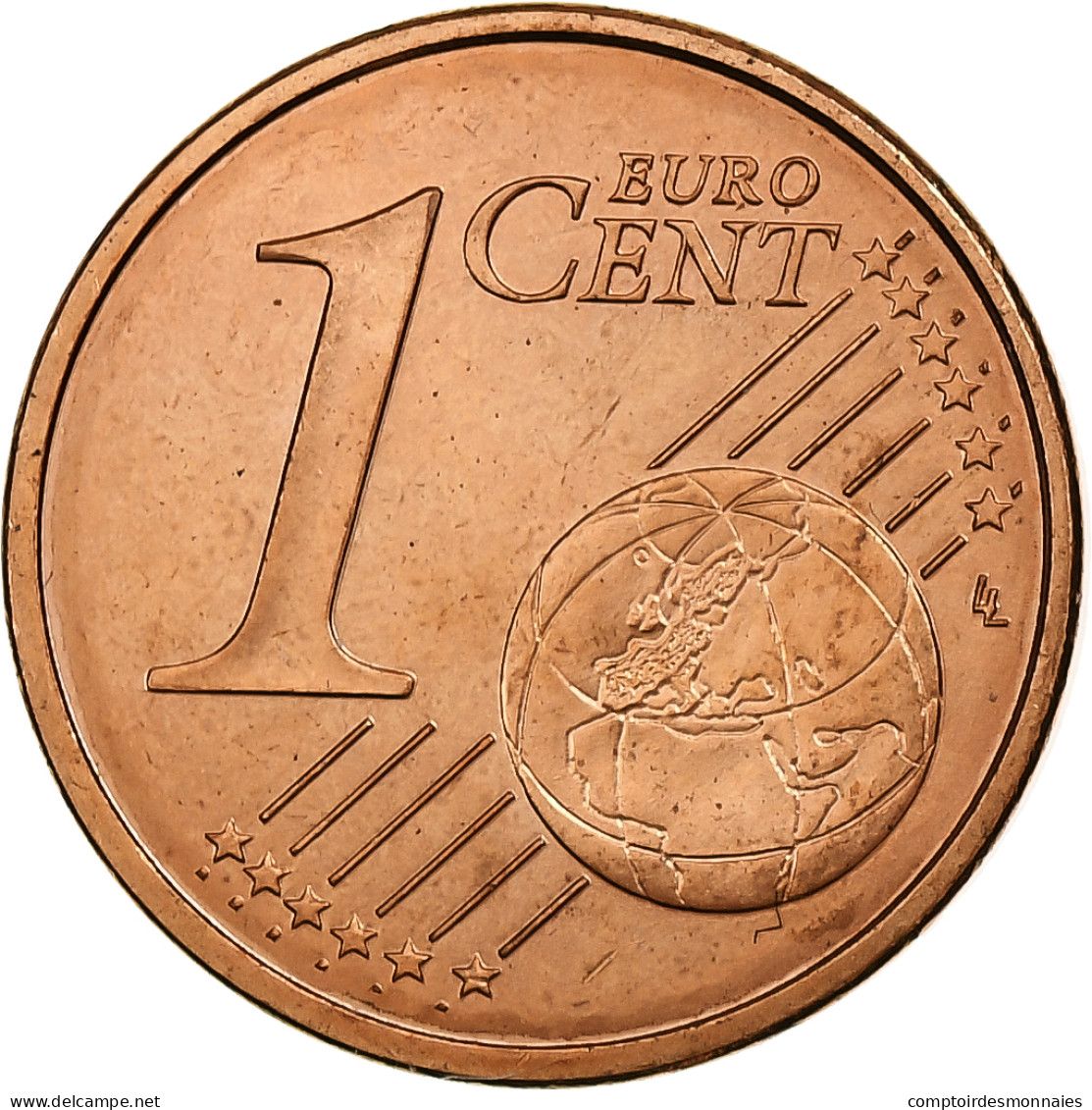 France, Euro Cent, Erreur Double Avers, Cuivre Plaqué Acier, SPL - Varietà E Curiosità