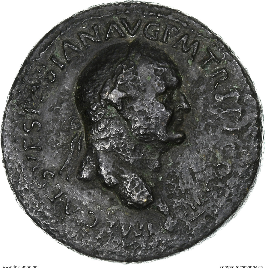 Vespasien, Sesterce, 71, Lugdunum, Bronze, TB+, RIC:1136 - Die Flavische Dynastie (69 / 96)