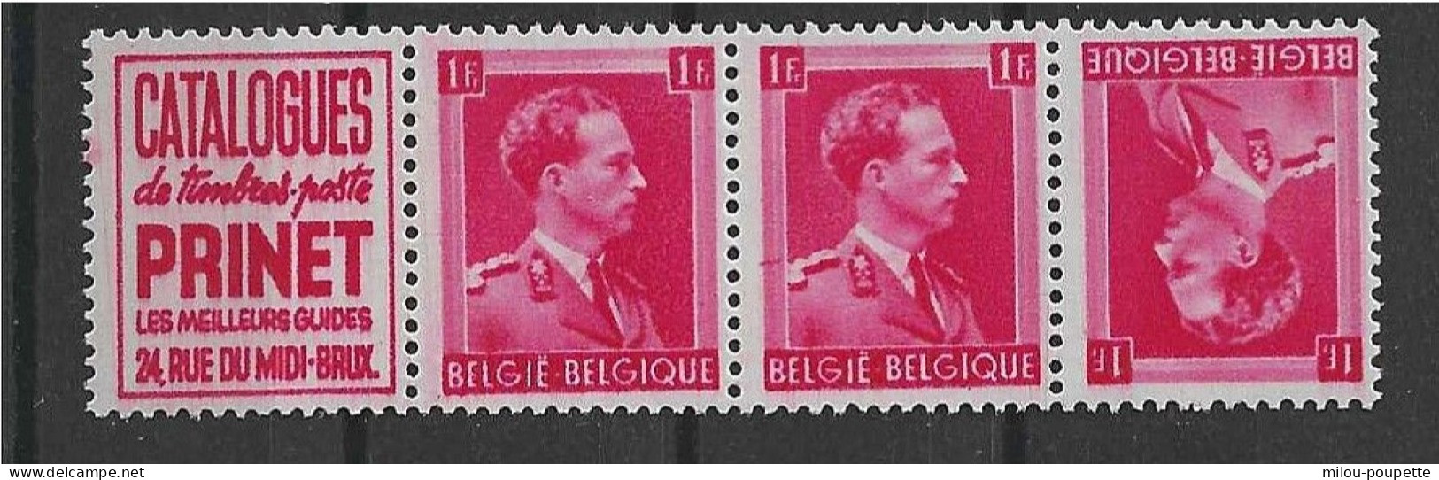 TIMBRE BELGIQUE  PUc 160 A  XX   PUBLICITES - Andere & Zonder Classificatie