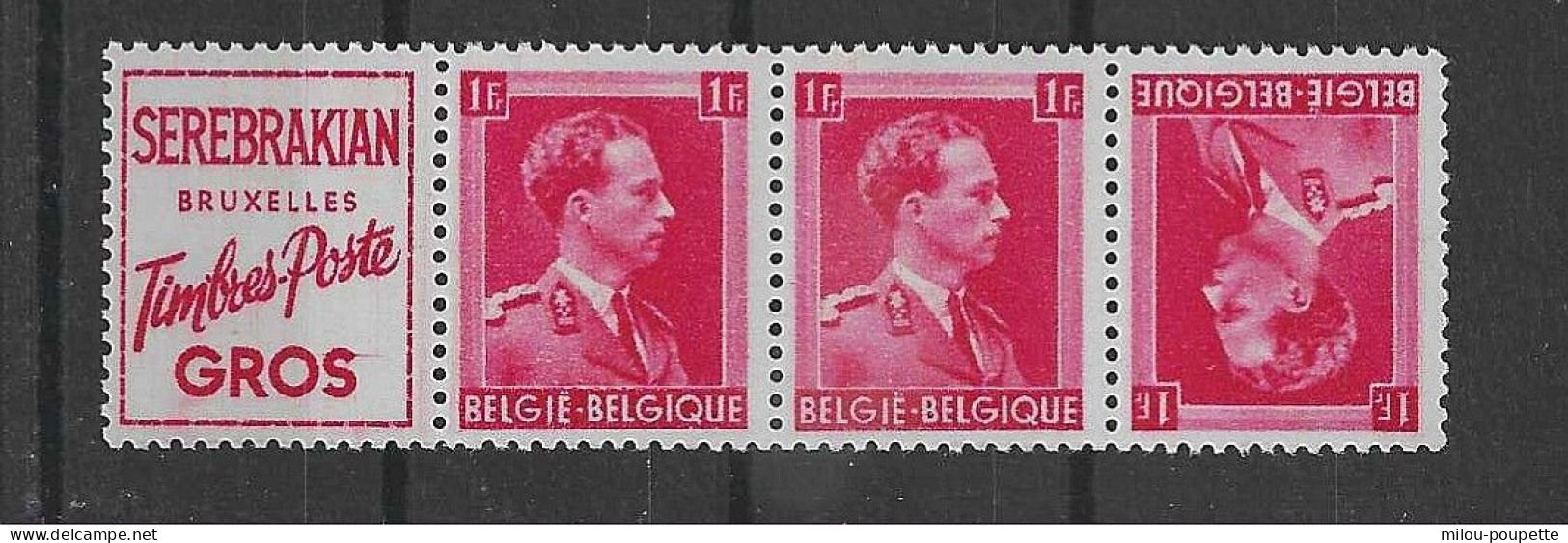 TIMBRE BELGIQUE  PUc 165 A  XX   PUBLICITES - Andere & Zonder Classificatie