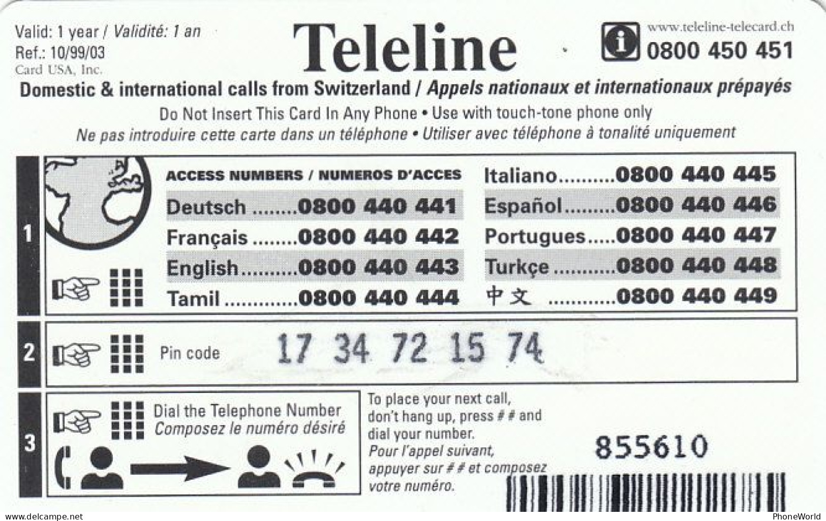 Swiss, VAN Teleline, Dance - Suisse