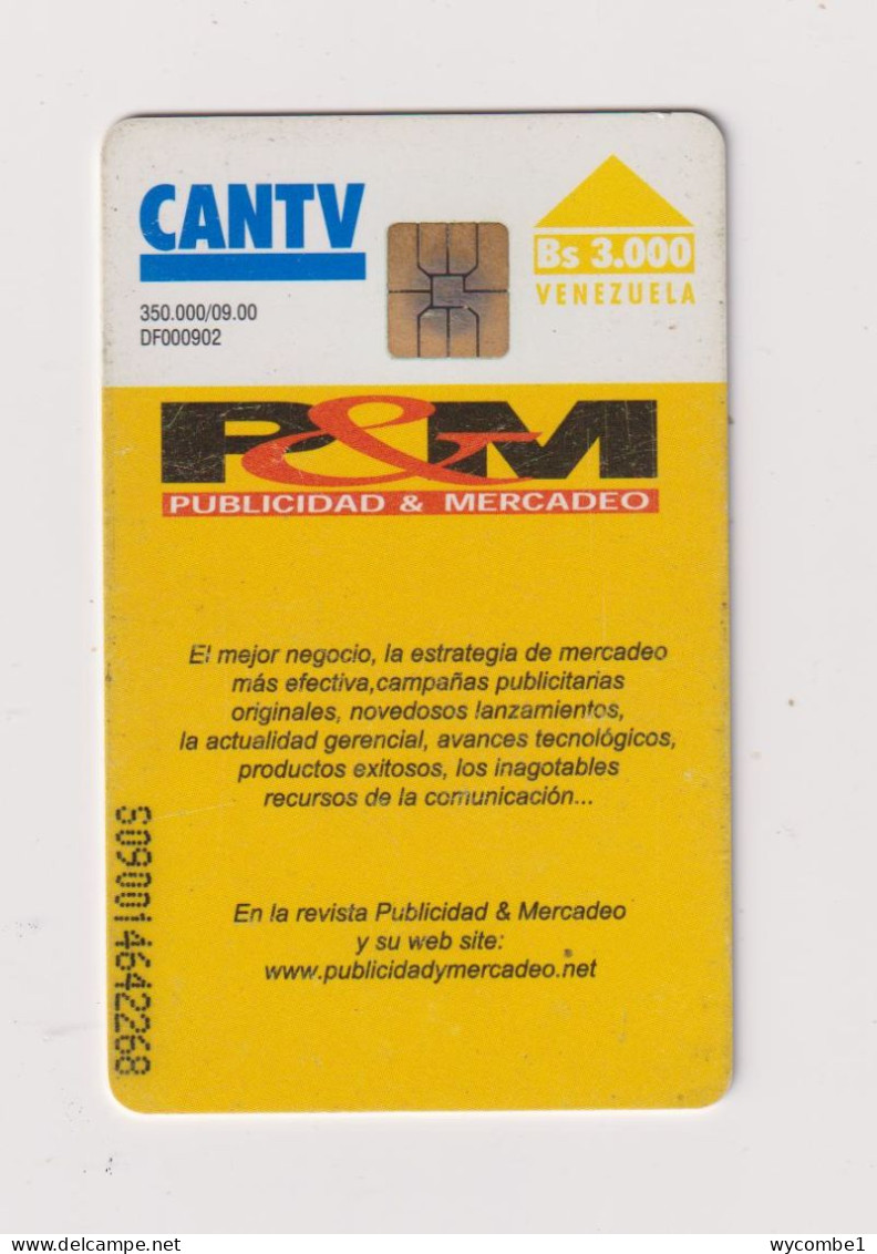 VENEZUELA  -  P & M Chip Phonecard - Venezuela