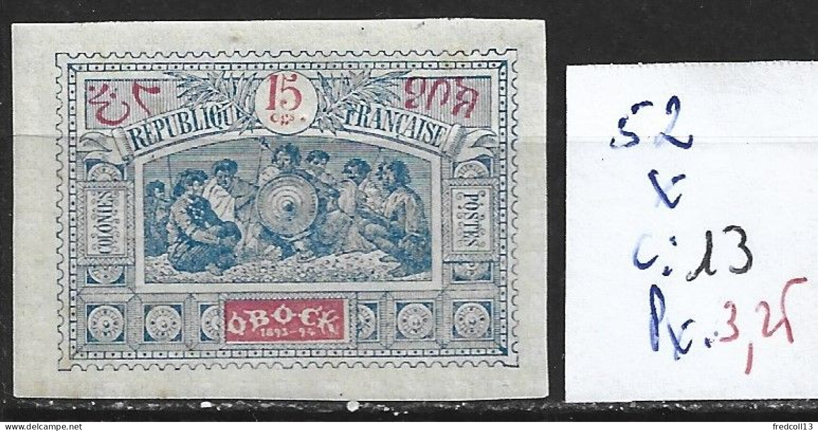 OBOCK 52 * Côte 13 € - Unused Stamps