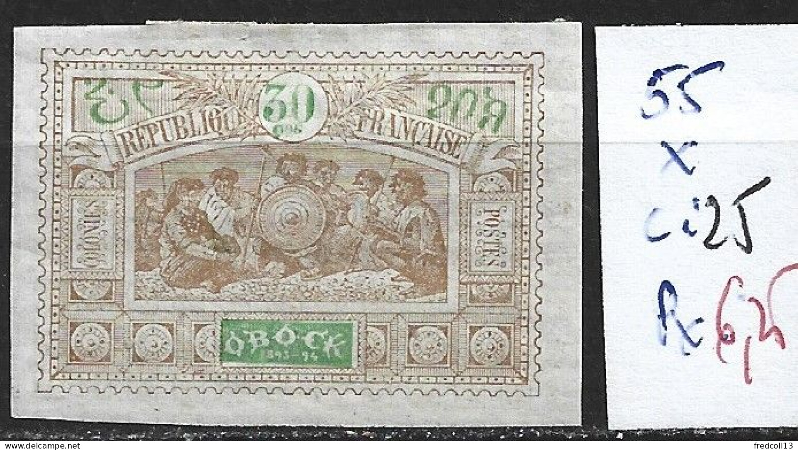 OBOCK 55 * Côte 25 € - Unused Stamps