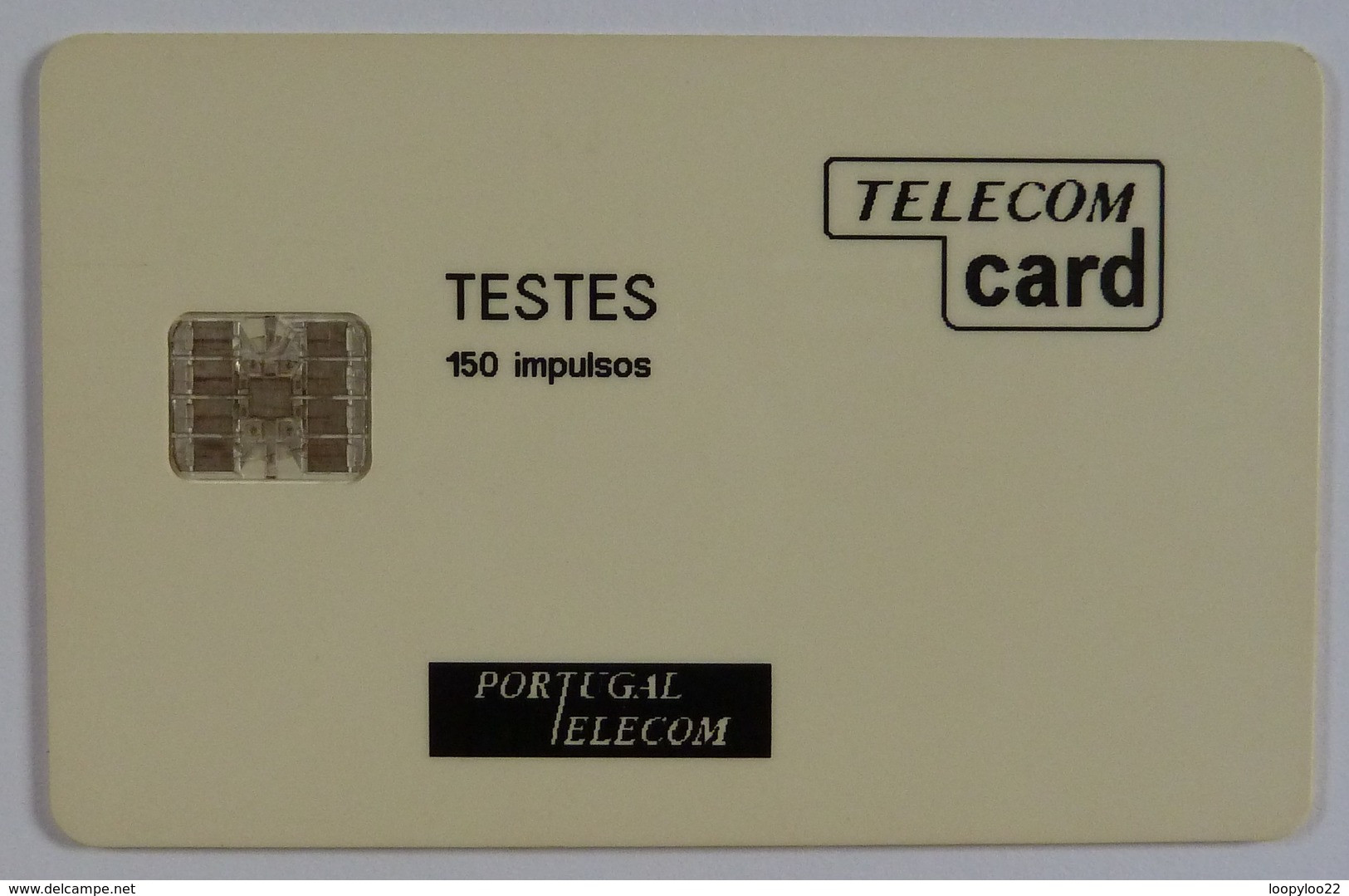 PORTUGAL - Schlumberger - Demo / Test - Testes - 150 Impulses - Portugal Telecom - Mint - Portugal