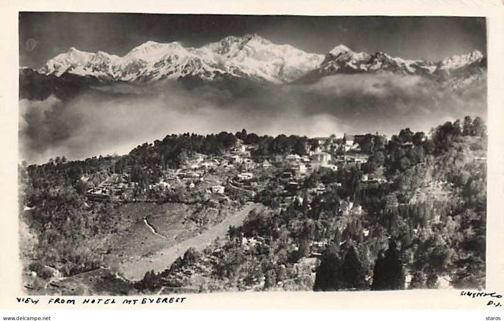 Tibet - View From Hotel Mont Everest - Tibet
