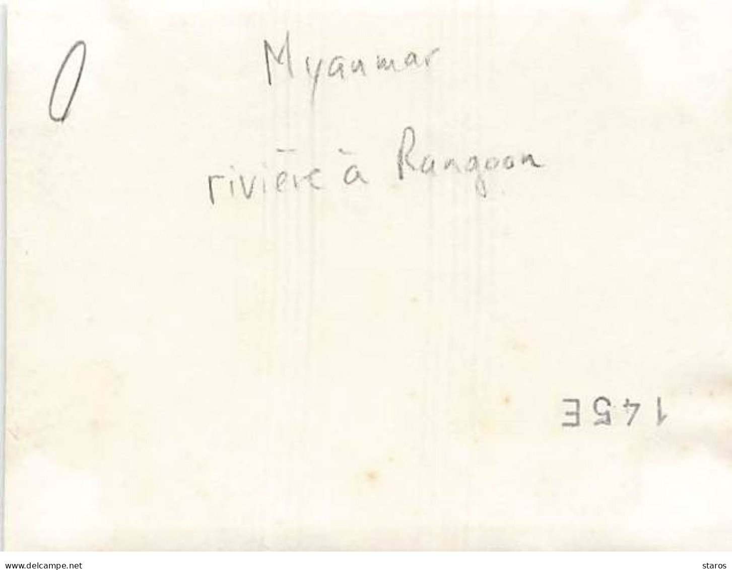 Photo - Myanmar - Rivière à RANGOON Barques  - 1937 - Format 11 X 8,5 Cm - Myanmar (Burma)