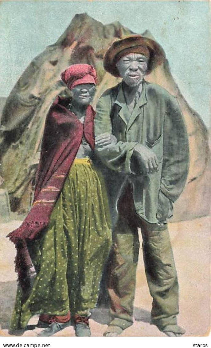 Namibie - Hottentot - Altes Hottentottenehepaar - Couple De Personnes âgées - Namibia