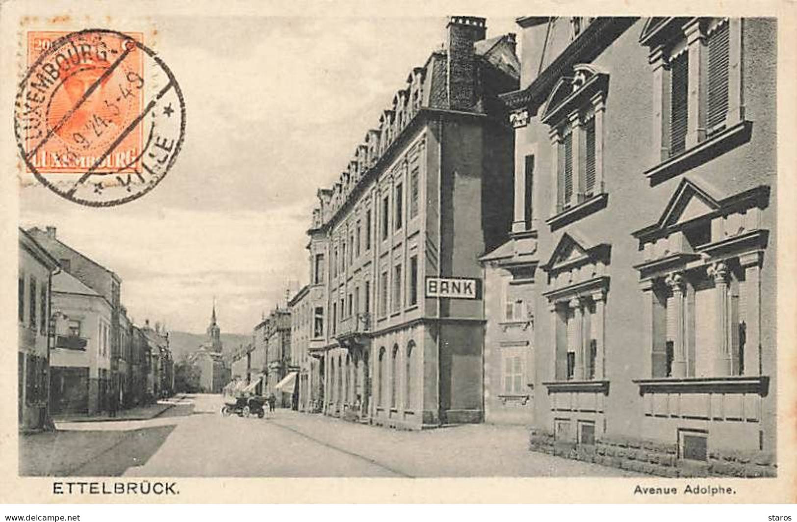 Luxembourg - ETTELBRUCK - Avenue Adolphe - Bank - Ettelbruck