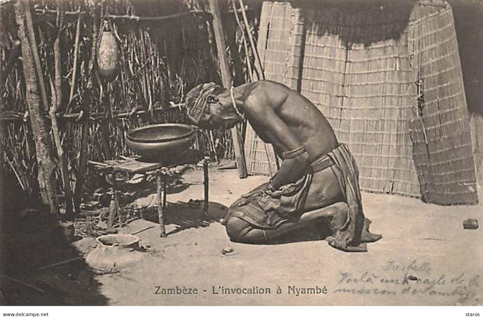 Zambie - Zambèze - L'invocation à Nyambé - Zambie