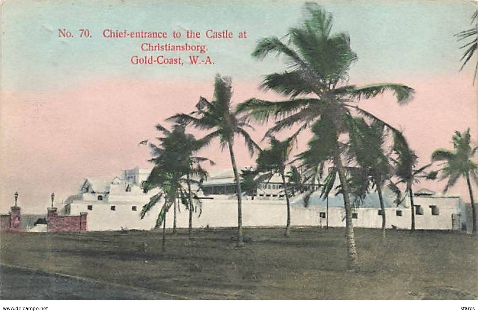 Ghana - Gold Coast - Chief-entrance To The Castle At Christiansborg - Ghana - Gold Coast