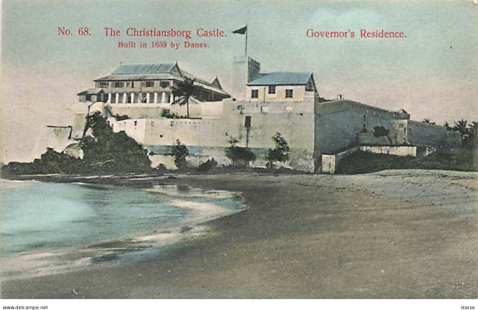 Ghana - Gold Coast - Governor's Residence - The Christiansborg Castle - Ghana - Gold Coast