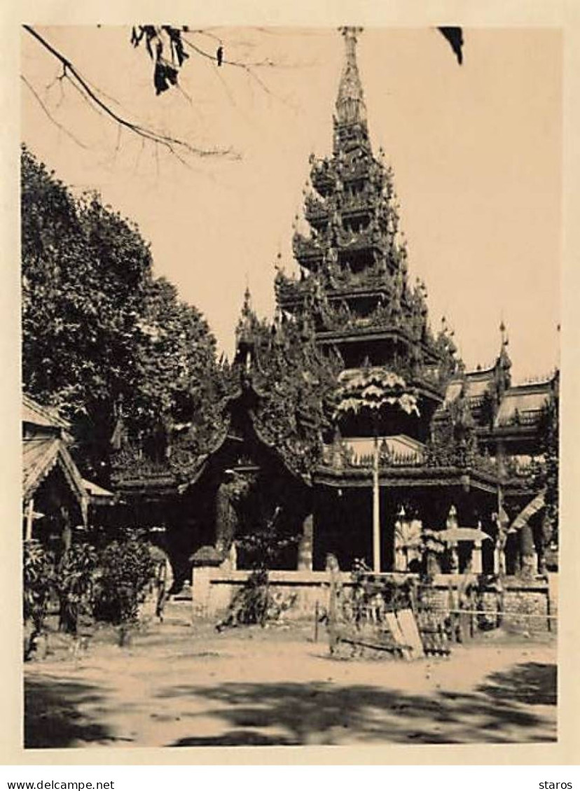 Photo - Myanmar - Intérieur De La Shwe Dagon Pagode - Format 8,5 X 11 Cm - Myanmar (Burma)