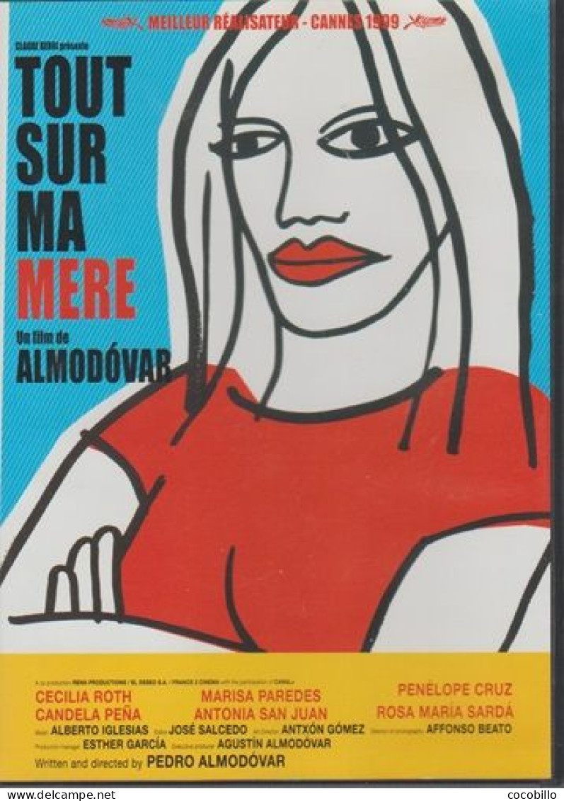 DVD X 1 - Tout Sur Ma Mère De Pedro Almodovar -  Editions Boomerang - ( Film De 1999 ) - Komedie