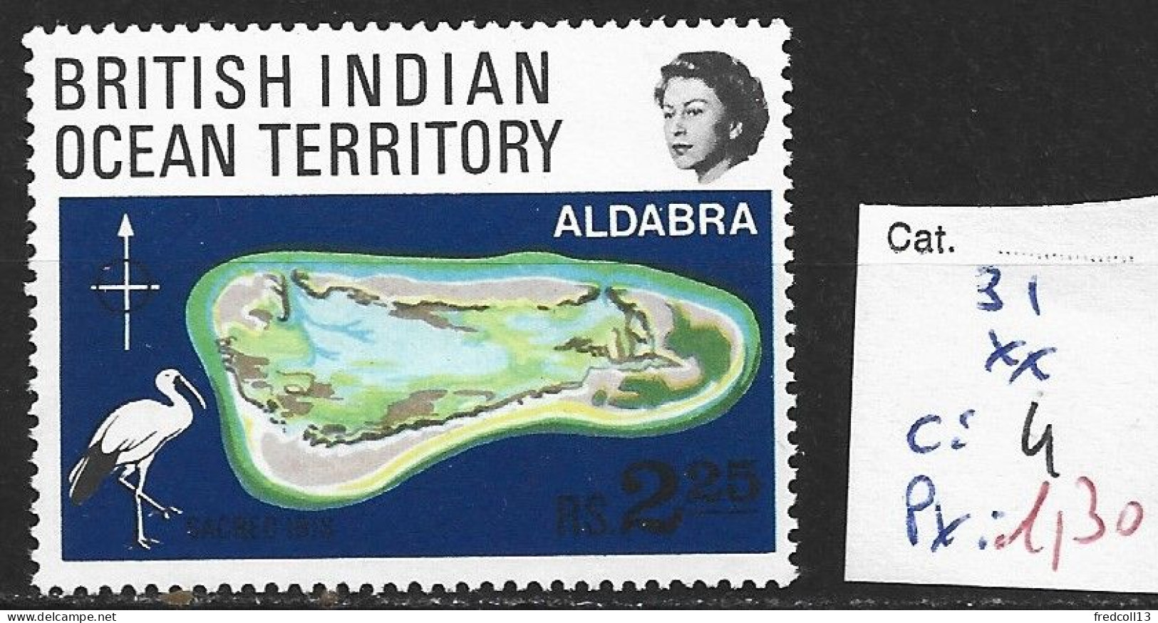 OCEAN INDIEN 31 ** Côte 4 € - Territoire Britannique De L'Océan Indien