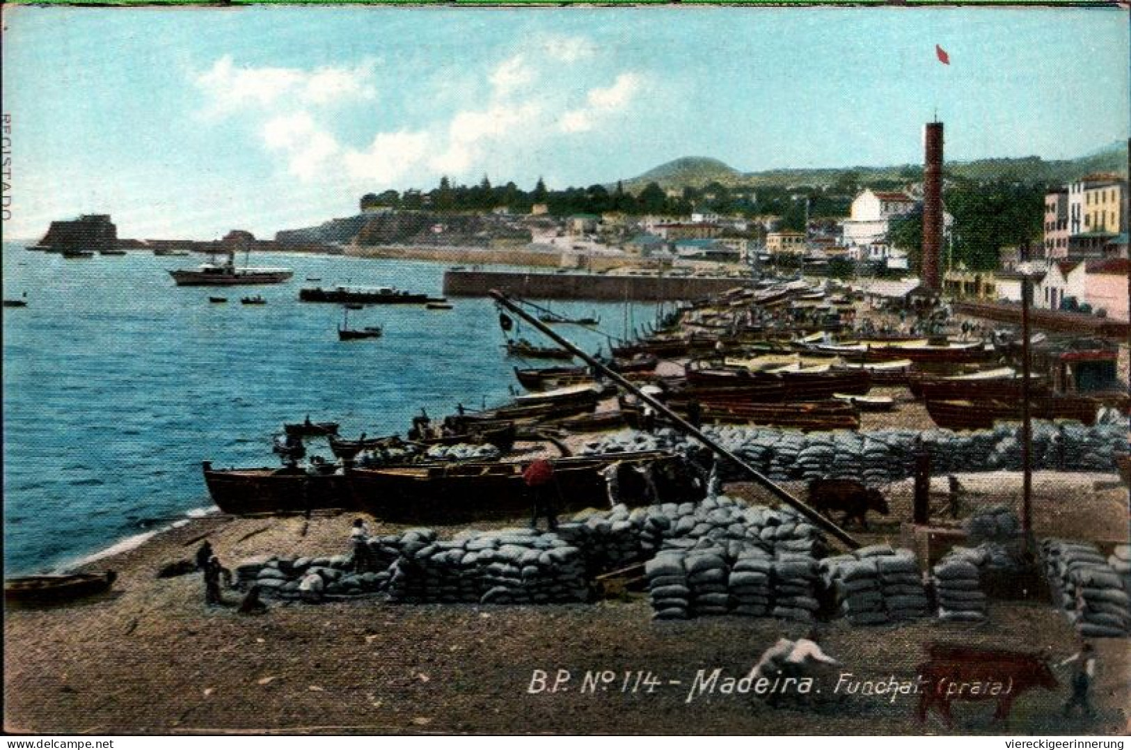 ! Alte Ansichtskarte Madeira, Funchal, Ships - Madeira