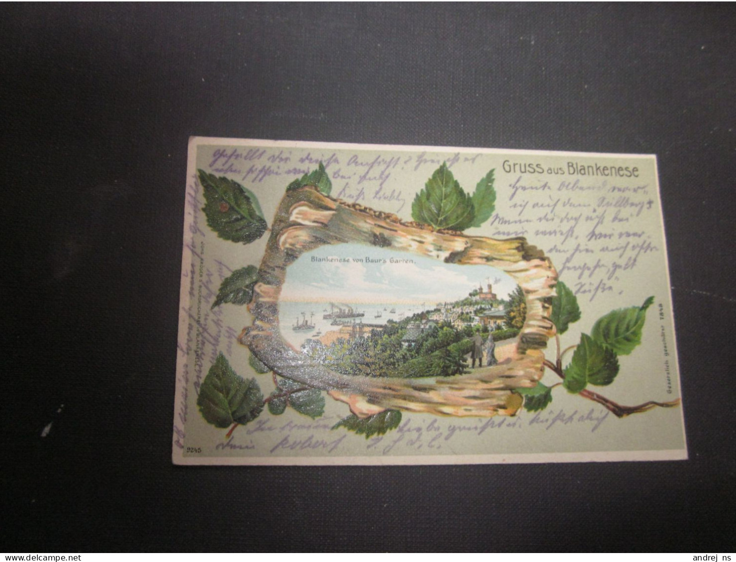 Gruss Aus Blankenese Litho Embossed Old Postcards - Blankenese