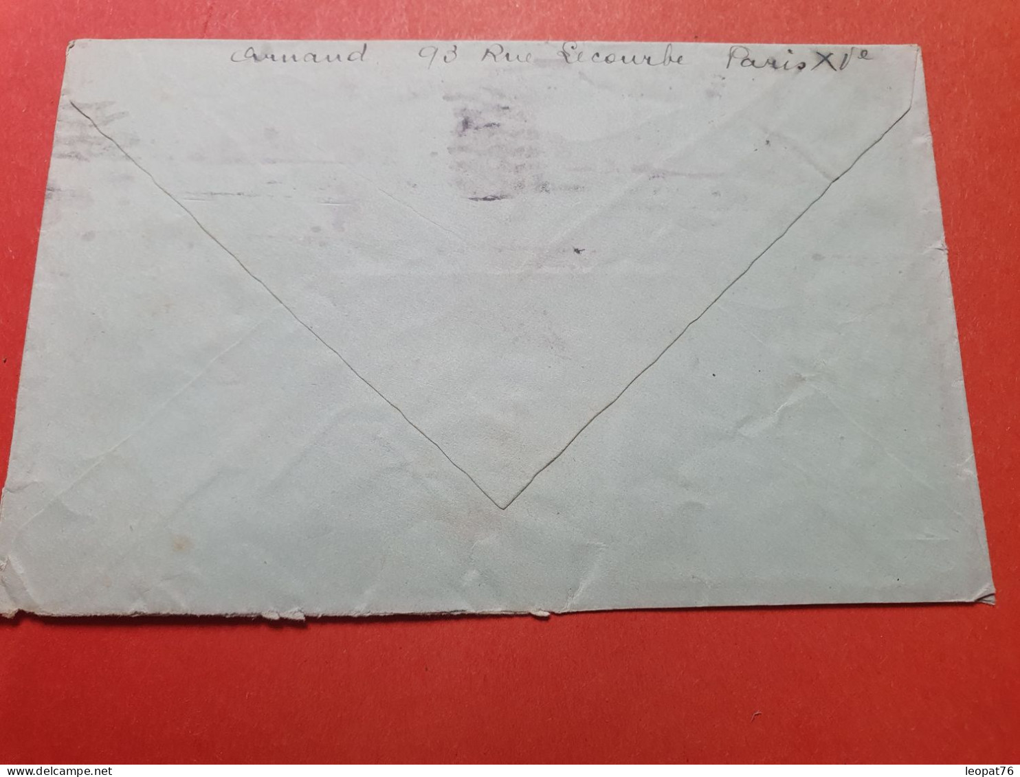 Enveloppe Du 31 12 1946 (dernier Jour Du Tarif) De Paris Pour Paris - Réf 3206 - Posttarieven