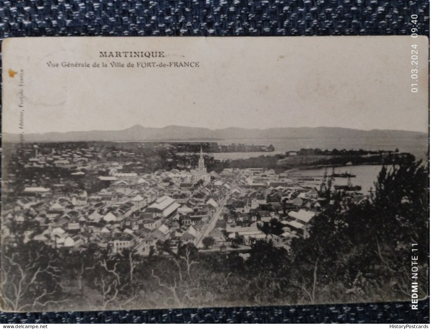 Martinique , Vue Generale De La Ville Der Fort-de-France, 1907 - Fort De France