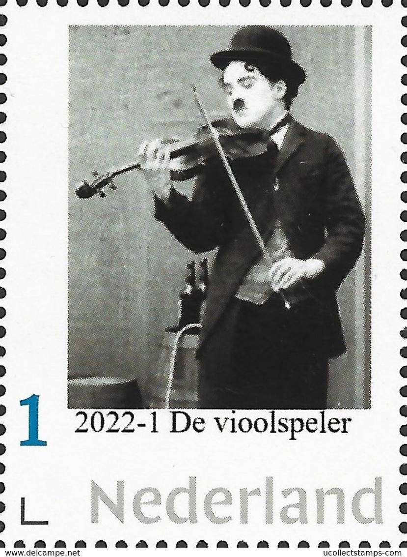 Nederland  2022-1  Charlie Chaplin Violin Player   Postfris/mnh/neuf - Ongebruikt