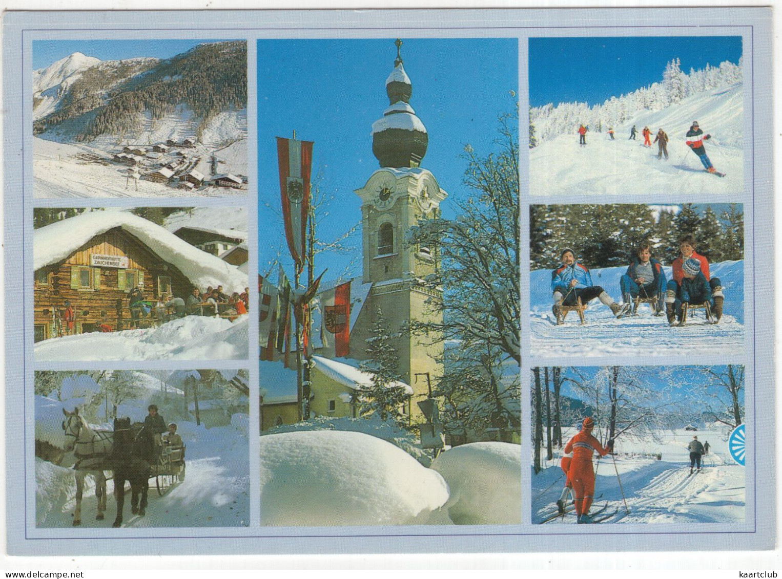 Altenmarkt / Zauchensee (850 - 2344 M) - (Österreich/Austria) - Ski, Pferdeschlitten - Altenmarkt Im Pongau