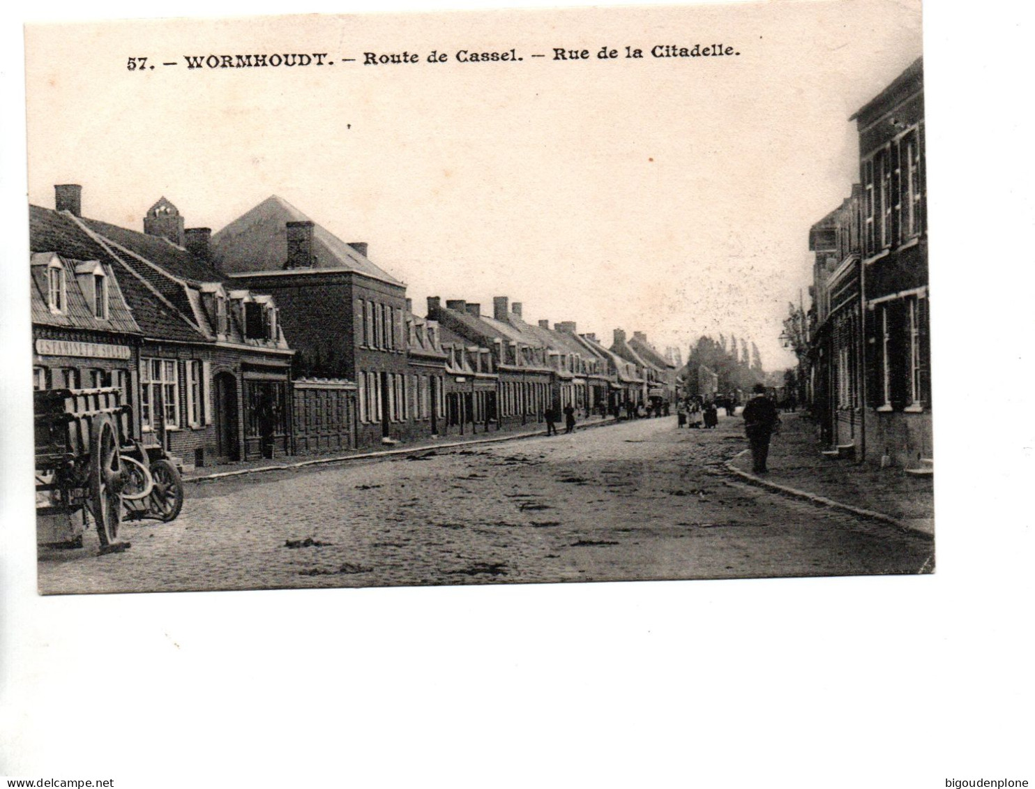 CP WORMHOUDT(Nord) Route De Cassel Rue De La Citadelle - Wormhout