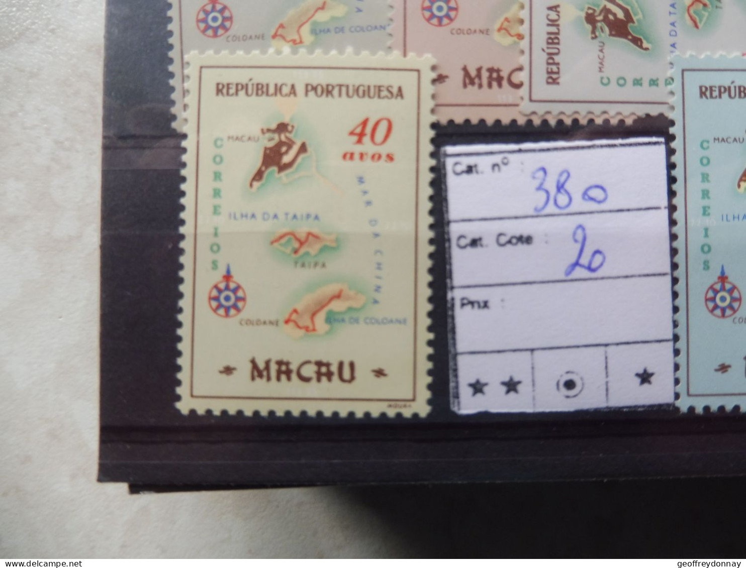 Macau Macao 380 Mnh Neuf ** Perfect - Blocks & Kleinbögen