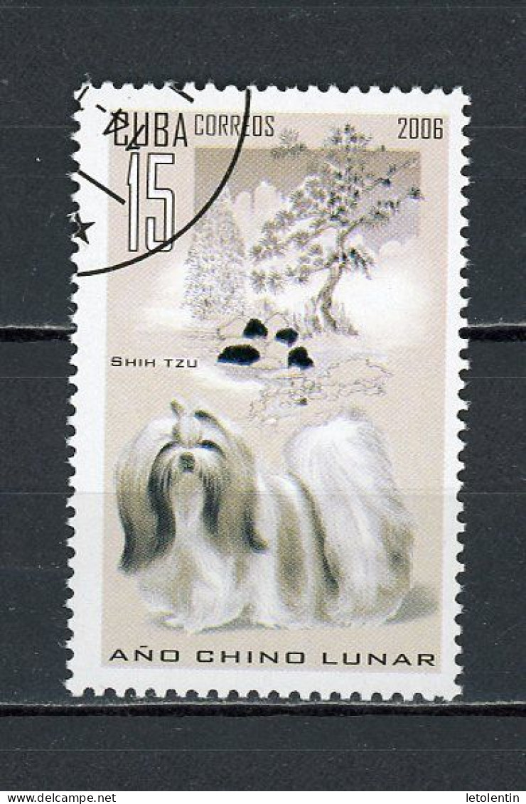 CUBA - ANNÉE LUNAIRE DU CHIEN  N°Yt 4304 Obl. - Gebruikt