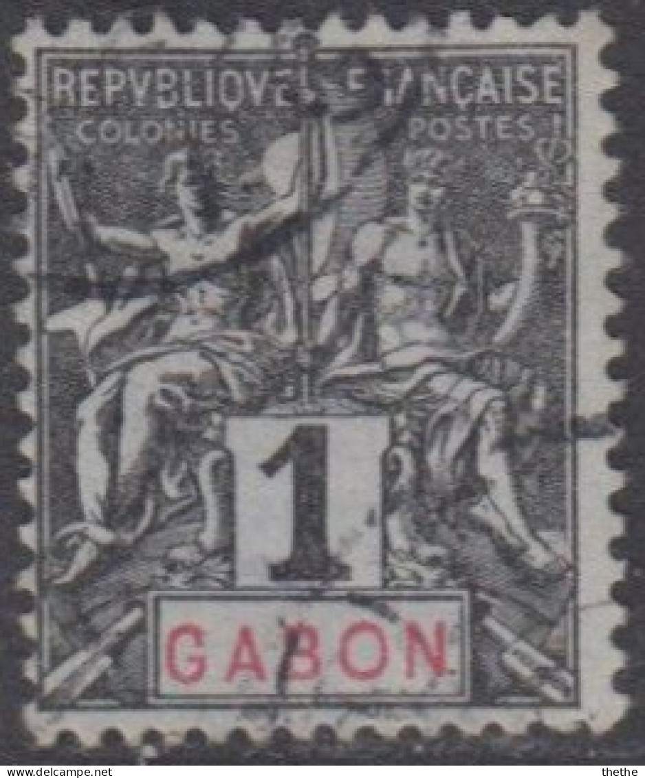 GABON - Type Groupe - Gebraucht