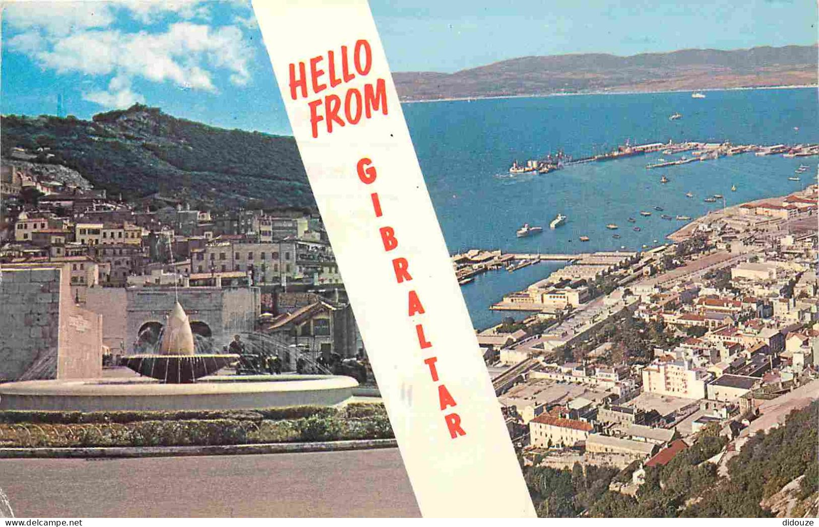 Gibraltar - Multivues - CPM 14 X 9 Cms - Voir Timbre - Voir Scans Recto-Verso - Gibraltar