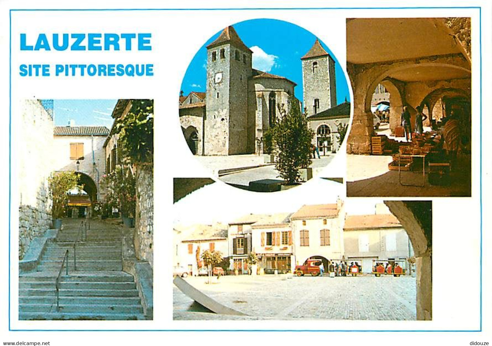 82 - Lauzerte - Multivues - Petit Train Touristique - Carte Neuve - CPM - Voir Scans Recto-Verso - Lauzerte