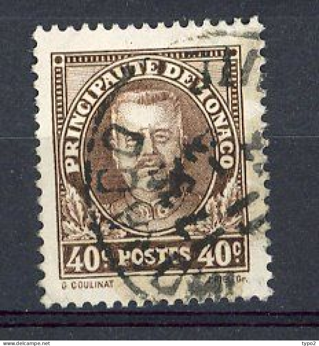 MONACO - Yv. N°115  (o)  40c  Louis II  Cote 4 Euro BE  2 Scans - Used Stamps