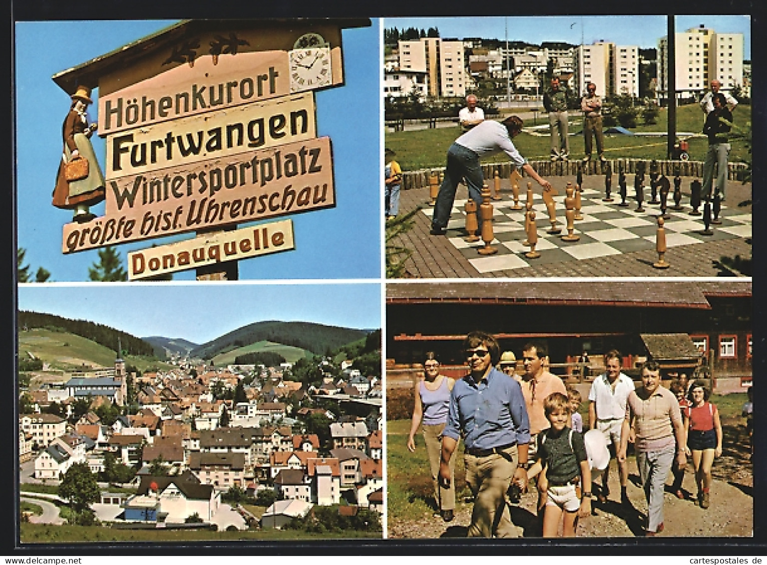 AK Furtwangen /Schwarzwald, Sommer- Und Wintersportplatz, Schach  - Chess