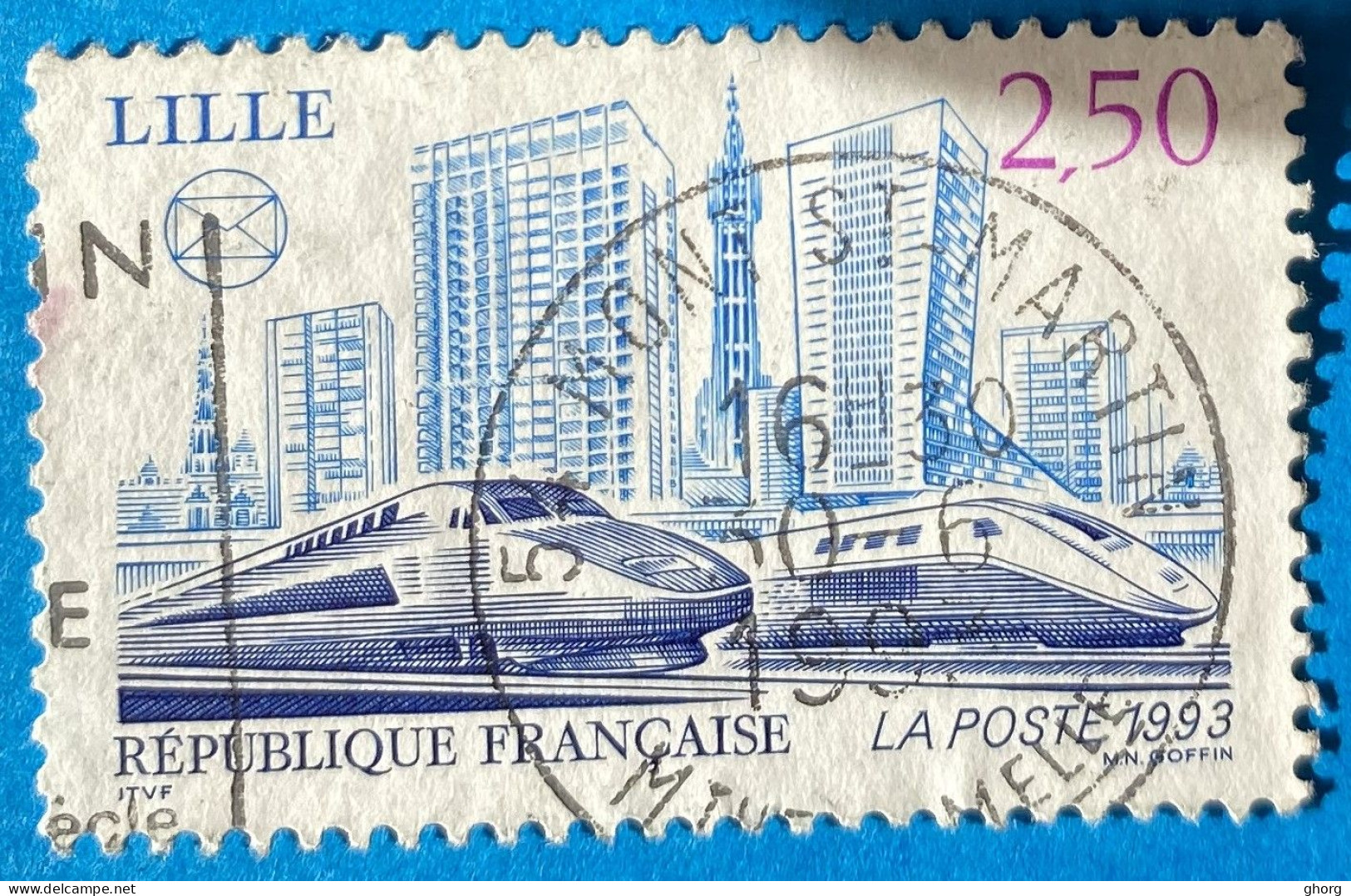 France 1993  : Congrès De La Fédération Des Sociétés Philatéliques Française à Lille N° 2811 Oblitéré - Gebraucht