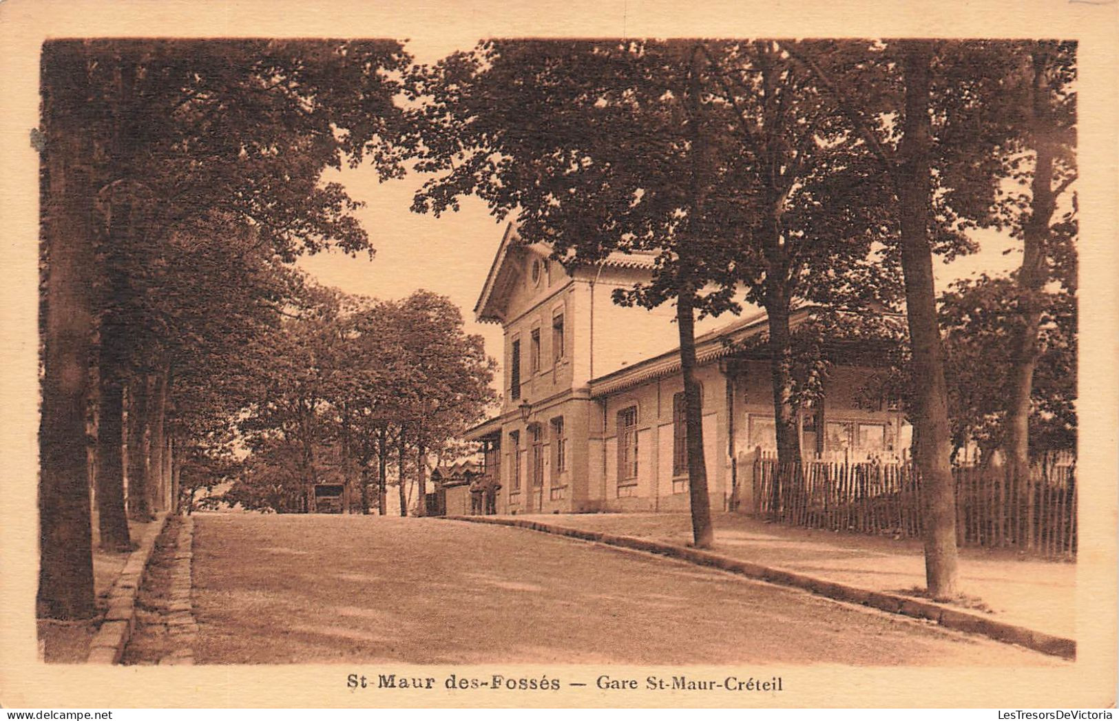 FRANCE - Saint Maur Des Fosses - Vue Générale De La Gare St Maur Créteil - Carte Postale Ancienne - Saint Maur Des Fosses