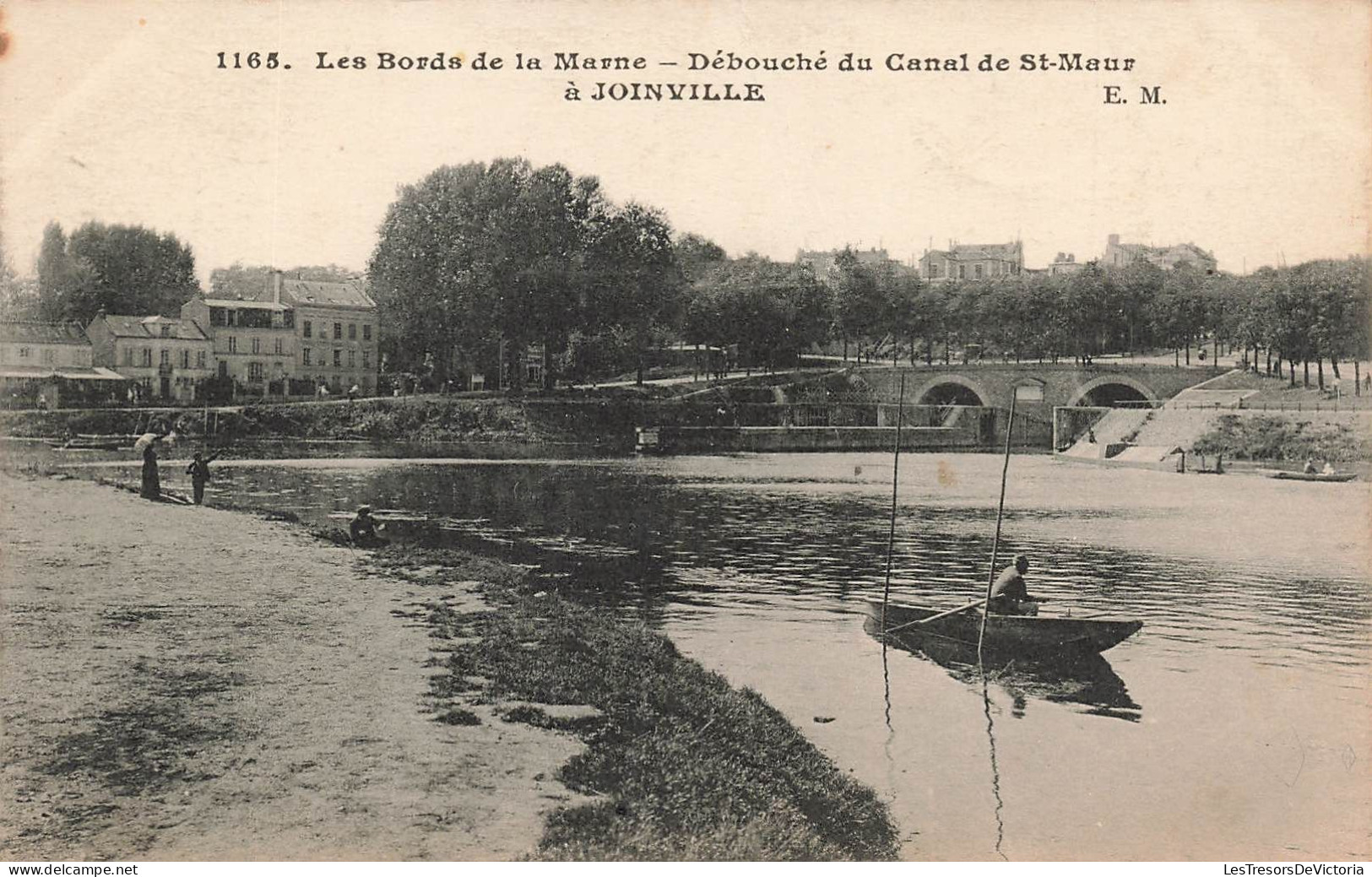 FRANCE - Joinville - Vue Sur Le Débouché Du Canal De Saint Maur - Les Bords De La Marne - Carte Postale Ancienne - Joinville