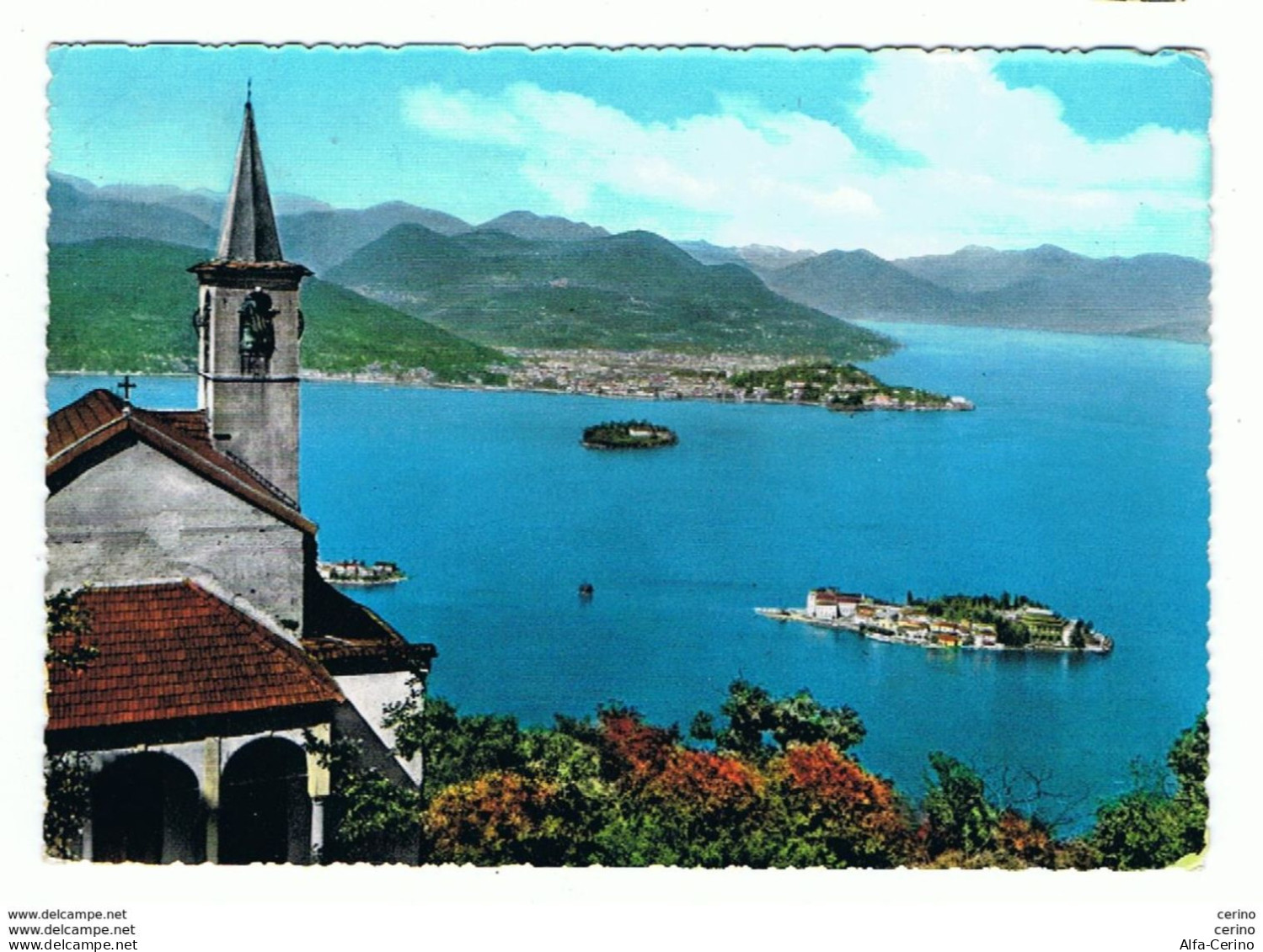 LAGO  MAGGIORE (NO):   LE  TRE  ISOLE  E  PALLANZA  -  PER  LA  SVIZZERA  -  FG - Torres De Agua