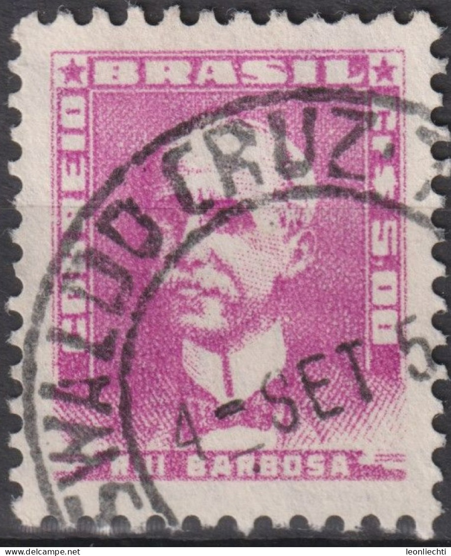 1956 Brasilien ° Mi:BR 869xI, Sn:BR 798, Yt:BR 584B, Rui Barbosa, Portraits - Famous People In Brazil History, - Oblitérés