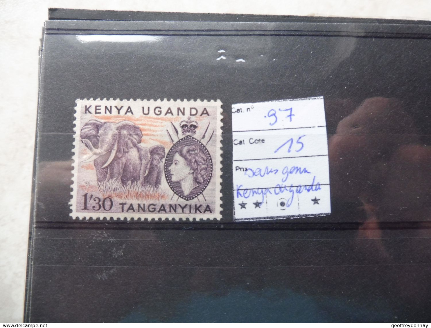 Kenya Uganda Ouganda Parfait Perfect  Neuf ** Sans Gomme Zonder Gom Perfect Parfait Elephant Olifant - Kenya (1963-...)