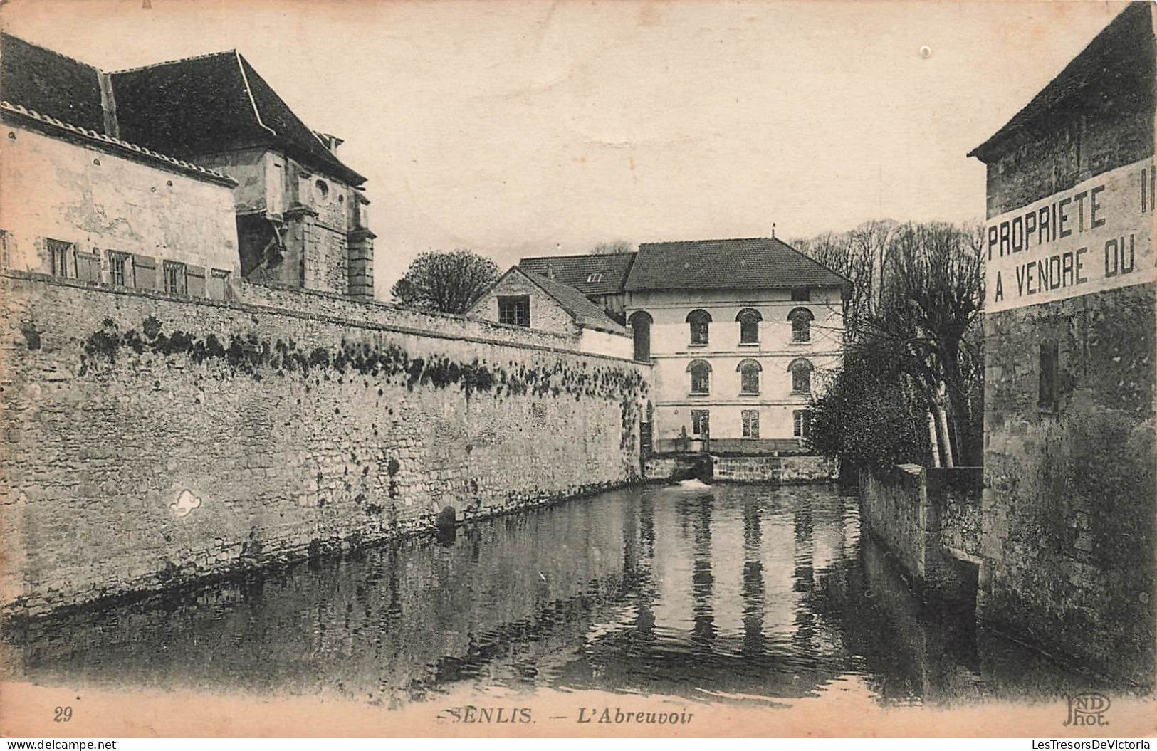 FRANCE - Senlis - Vue Sur L'Abreuvoir - Carte Postale Ancienne - Senlis