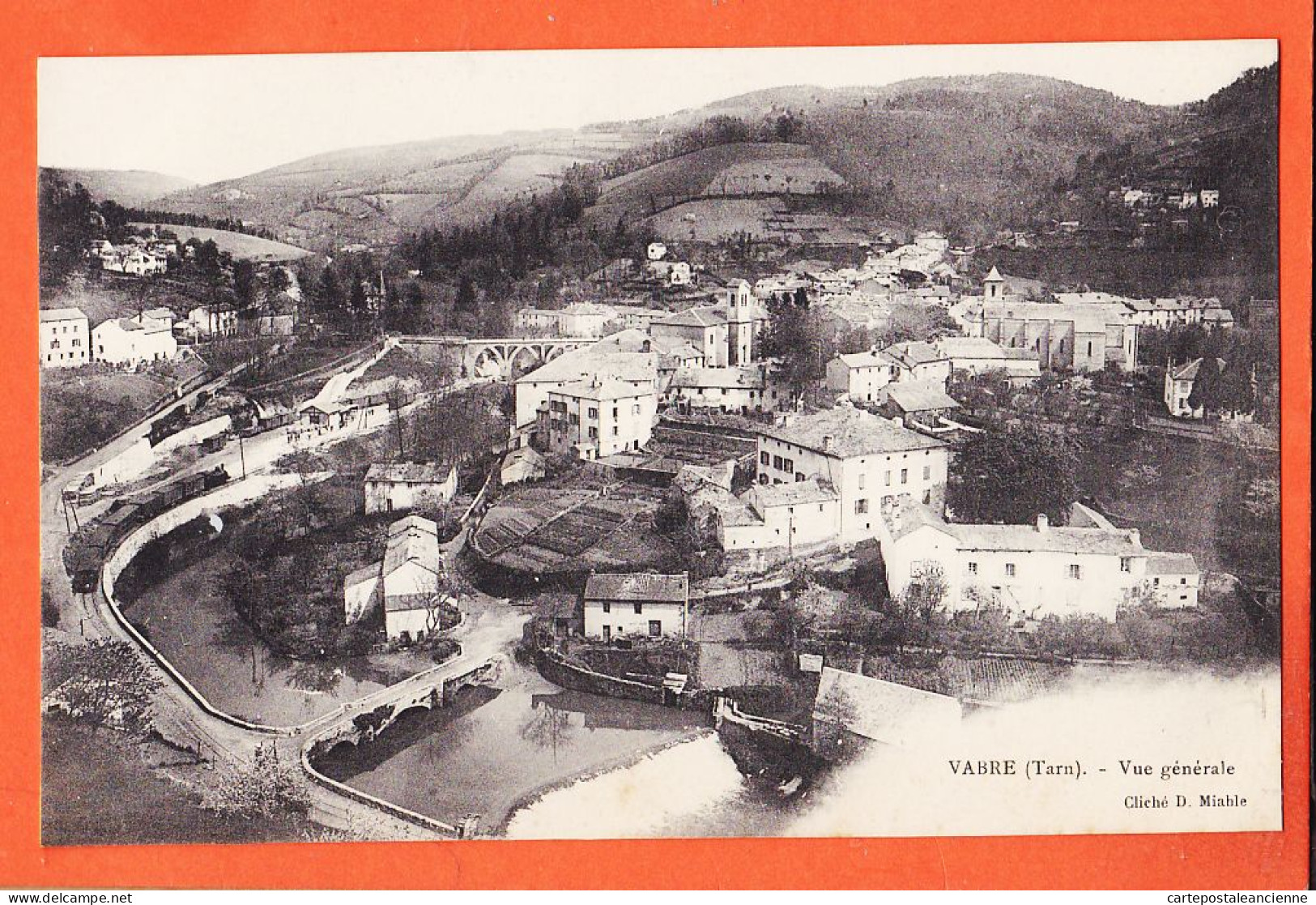 6620 / ⭐ ♥️ Peu Commun ( Cliché D. MIAHLE ) VABRE 81-Tarn Vue Generale Du Village 1905s  - Vabre