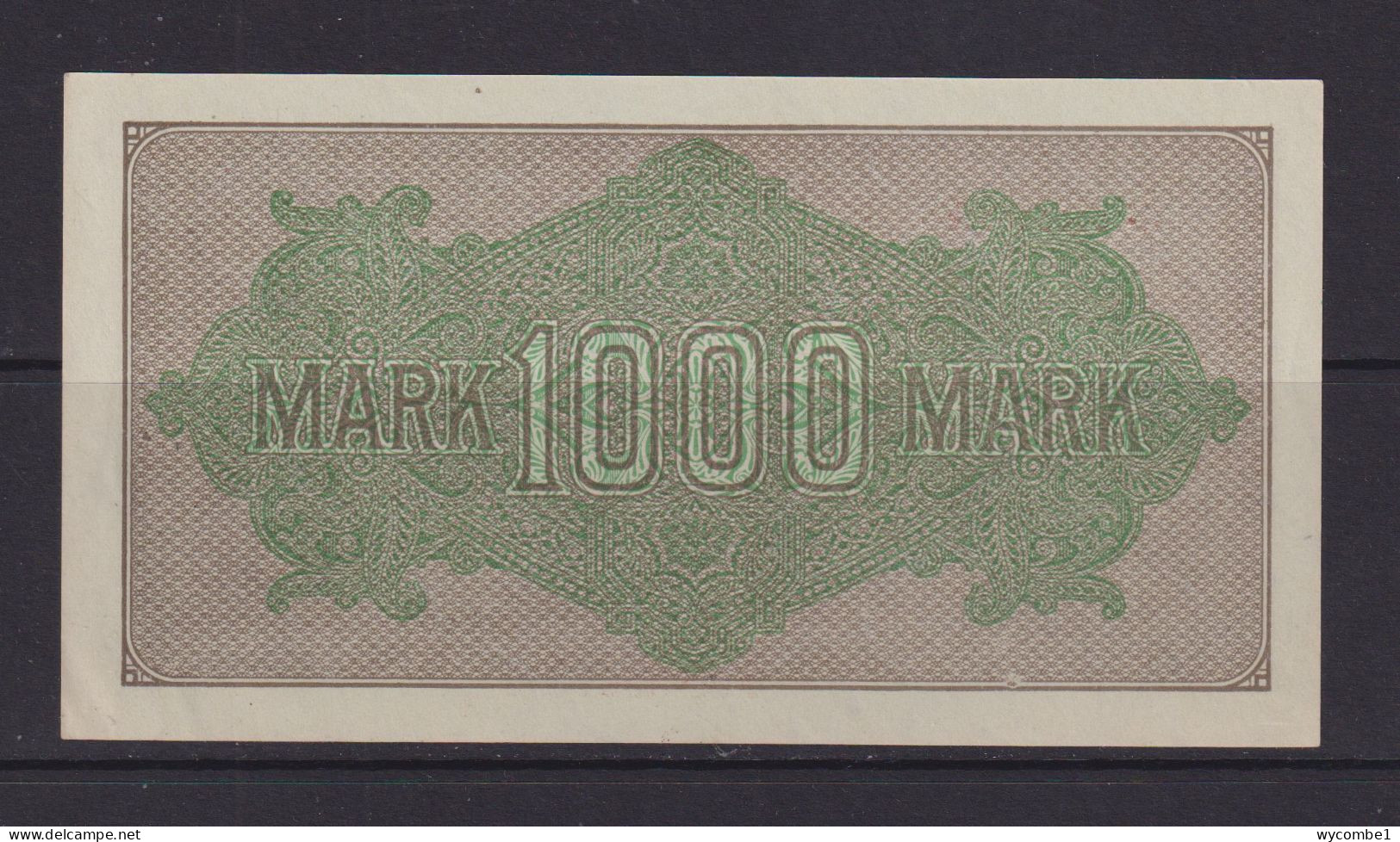 GERMANY - 1922  1000 Mark AUNC Banknote - 1000 Mark