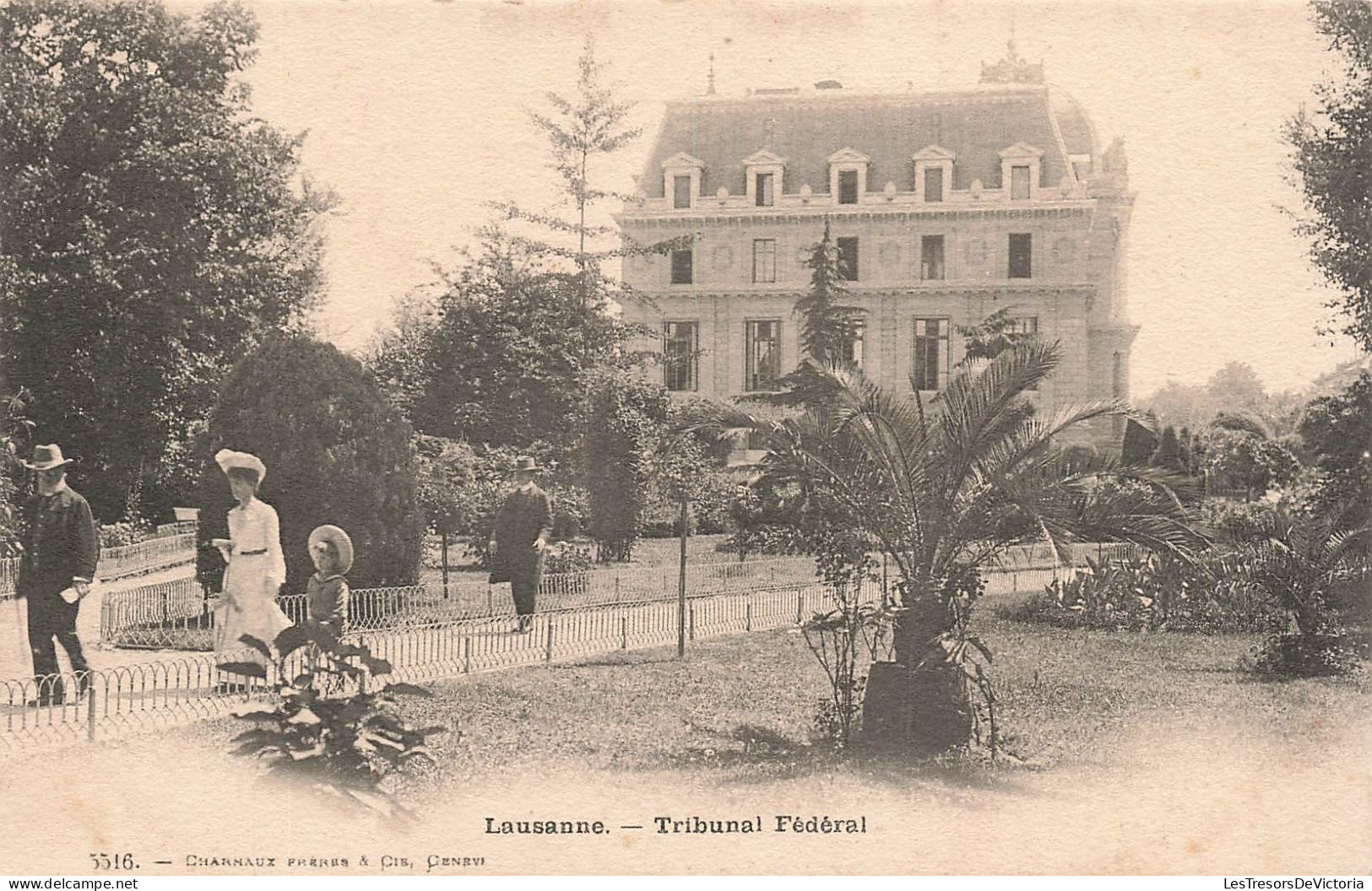 SUISSE - Lausanne - Vue Sur Le Tribunal Fédéral - Vue Générale De L'extérieur - Carte Postale Ancienne - Lausanne