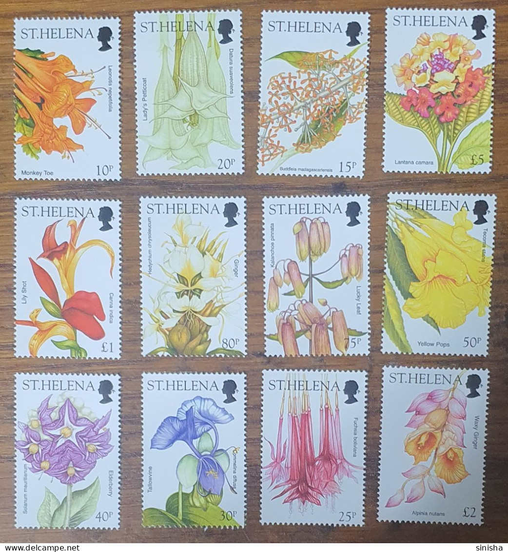 St. Helena / 2003 / Plants / Wild Flowers Complete Set MNH - Saint Helena Island