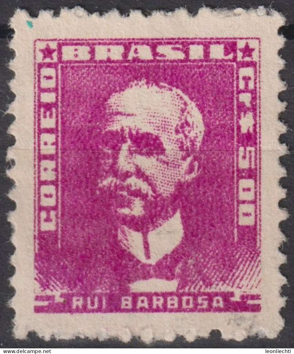 1956 Brasilien ° Mi:BR 869xI, Sn:BR 798, Yt:BR 584B, Rui Barbosa, Portraits - Famous People In Brazil History, - Gebraucht