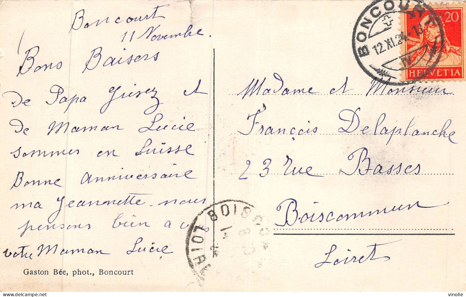 24-2824 : BONCOURT. - Boncourt