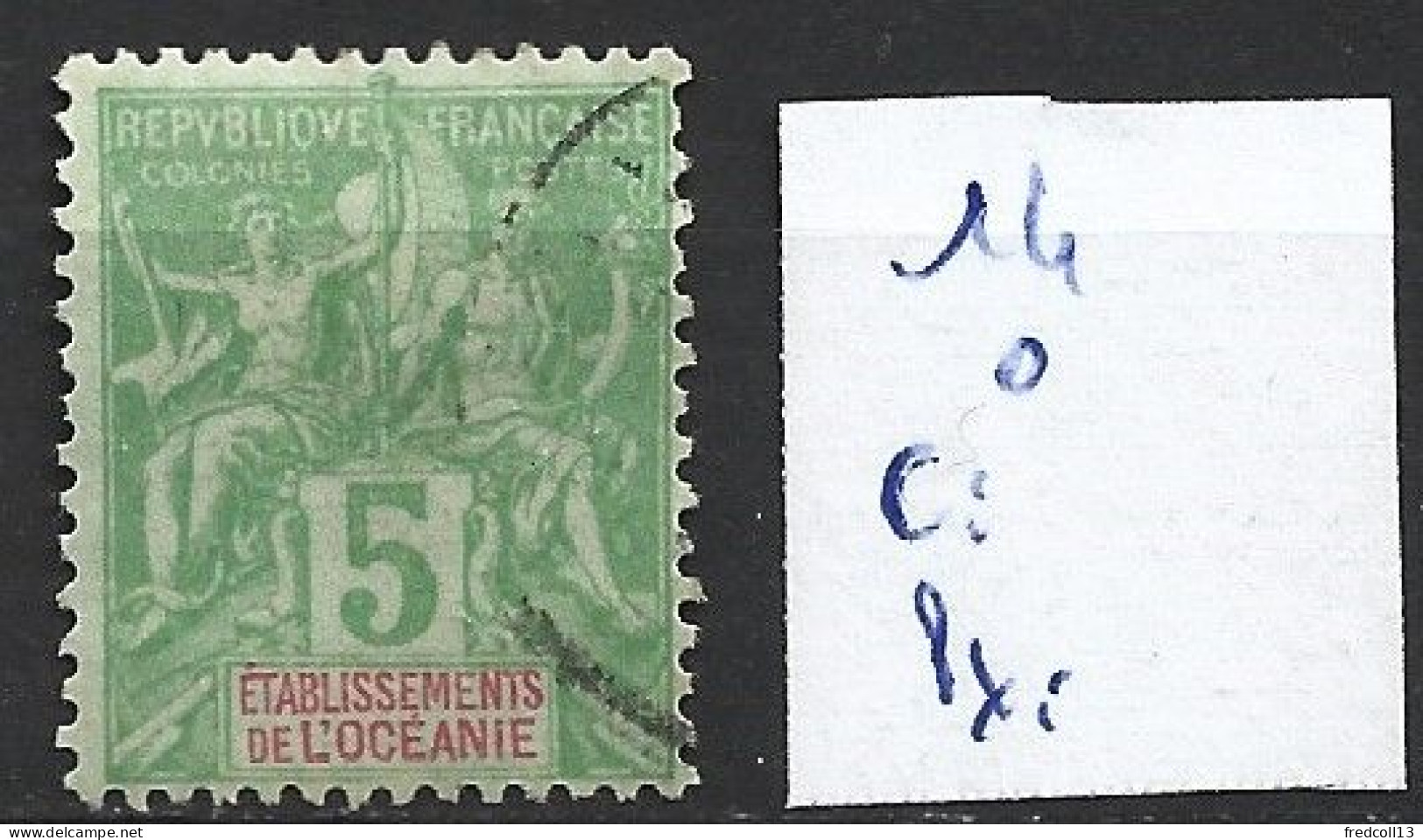 OCEANIE 14 Oblitéré Côte 3 € - Used Stamps