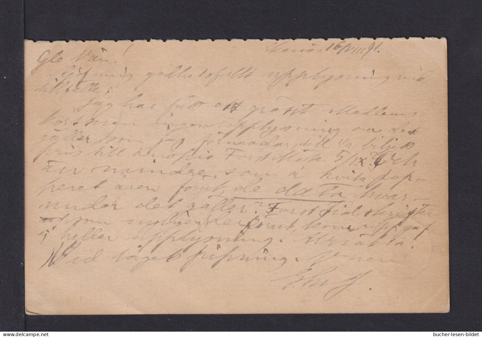 1891 - 10 P. Frage-Ganzsache (P 24F) Mit Bahnpoststempel Hangö-Hyvinge Nach Erois - Lettres & Documents