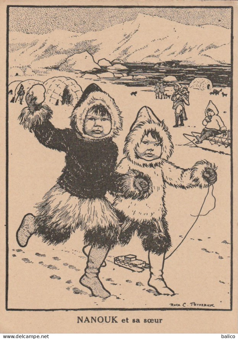 Enfants Du Pôle - NANOUK Et Sa Soeur - GROENLAND - Illustrée Par,  Rosa C. Petherick - Groenland