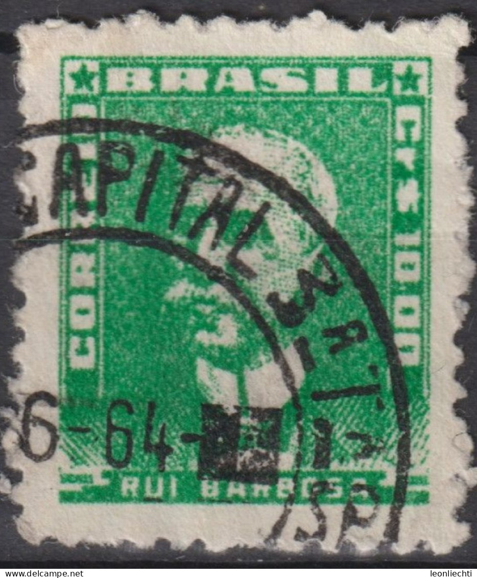 1960 Brasilien ° Mi:BR 870xII, Sn:BR 799, Yt:BR 677A, Rui Barbosa, Portraits - Famous People In Brazil History, - Gebruikt